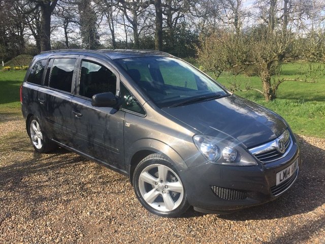 2014 14 Vauxhall Zafira 1.8 i VVT 16v Exclusiv 5dr