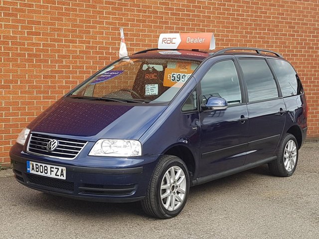 2008 08 Volkswagen Sharan 1.9 SE TDI 5d AUTO 7 SEATS KIDS BOOSTER SEATS
