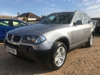 USED 2005 54 BMW X3 3.0 SE 5d AUTO 228 BHP with SAT NAV BMW Sat nav, FSH, immaculate inside and out. Automatic 4x4