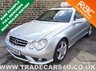USED 2009 59 MERCEDES-BENZ CLK CLK350 3.5 AUTO SPORT COUPE GENUINE FACTORY SPORT AMG BODY STYLING - HEATED AND COOLED SEATS - SAT NAV