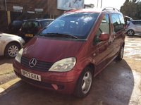 USED 2003 53 MERCEDES-BENZ VANEO 1.6 AMBIENTE 5d 102 BHP HUGE BOOT++FORMER LADY OWNER
