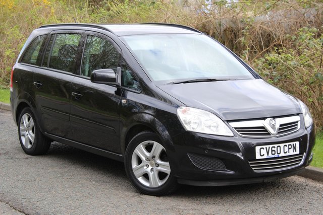 2010 60 Vauxhall Zafira 1.6 EXCLUSIV 5d 113 BHP