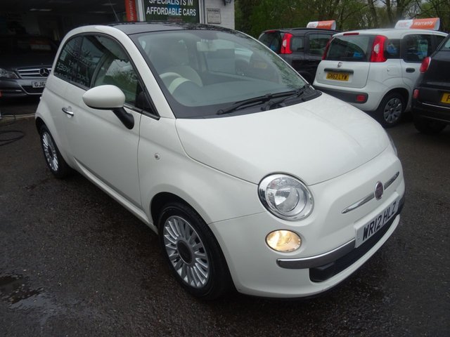 2012 12 Fiat 500 1.2 LOUNGE 3d 69 BHP