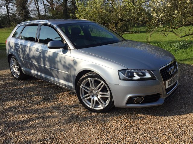 2011 61 Audi A3 2.0 SPORTBACK TDI S LINE 5d AUTO 138 BHP