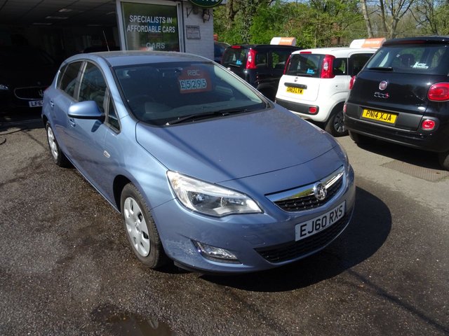 2011 60 Vauxhall Astra 1.4 EXCLUSIV 5d 98 BHP