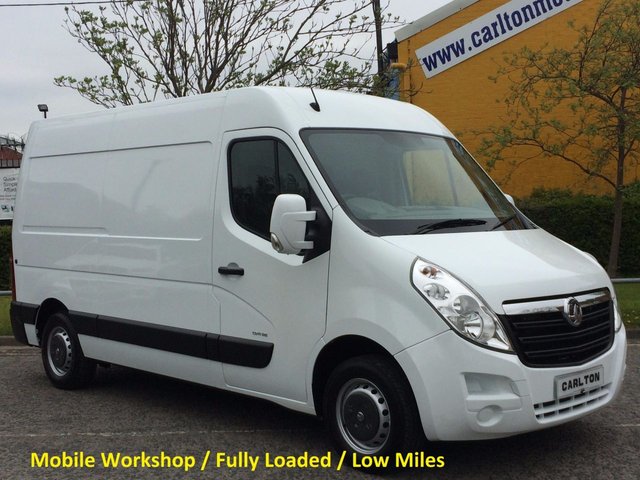2012 62 Vauxhall Movano  F3500 CDTi L2 H2 [ Mobile Workshop ] Van Low Mileage Free UK Delivery