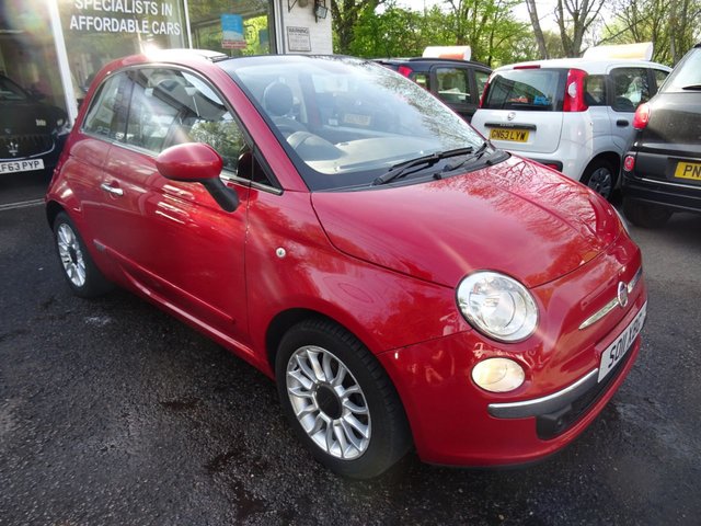2011 11 Fiat 500 0.9 CONVERTIBLE TWINAIR LOUNGE 3d 85 BHP
