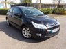 USED 2009 59 CITROEN C4 1.6 VTR PLUS HDI EGS 3d AUTO 107 BHP BLACK++LONG DECEMBER MOT++COUPE