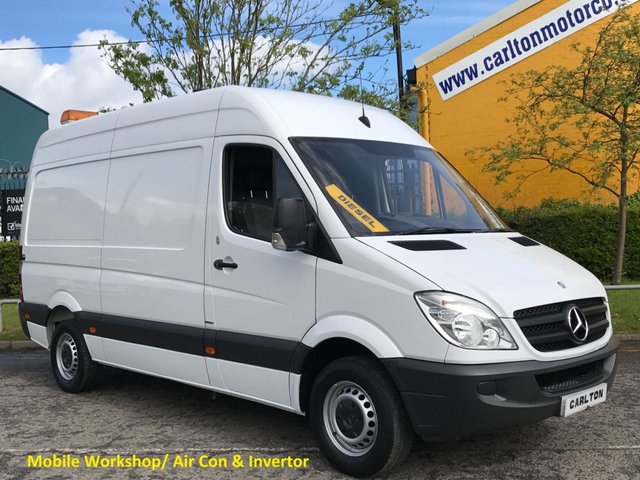 2012 62 Mercedes-Benz Sprinter 316 CDI 163 Mwb High Roof [ Mobile Workshop ] van Low Mileage Free UK Delivery  