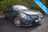 USED 2010 10 MERCEDES-BENZ E CLASS 3.0 E350 CDI BLUEEFFICIENCY SPORT 2d AUTO 231 BHP FMBSH! 1 OWNER! STUNNING CAR WITH HUGE SPECIFICATION!