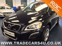 USED 2012 12 VOLVO XC60 2.4 D5 R-DESIGN AWD 5d AUTO 212 BHP AWD - 18 INCH ALLOYS - FULL LEATHER - SAT NAV - FULL VOLVO SERVICE HISTORY