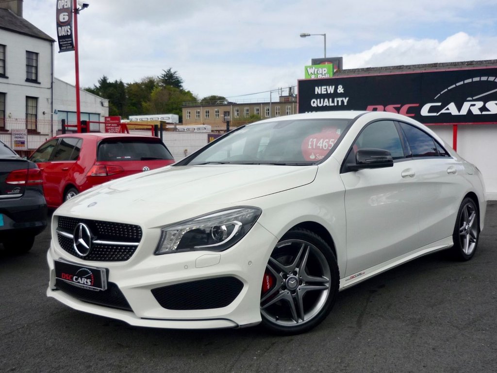 USED 2014 MERCEDES-BENZ CLA 1.6 CLA180 AMG SPORT 122 BHP WHEELS HAVE JUST BEEN REFURBISHED