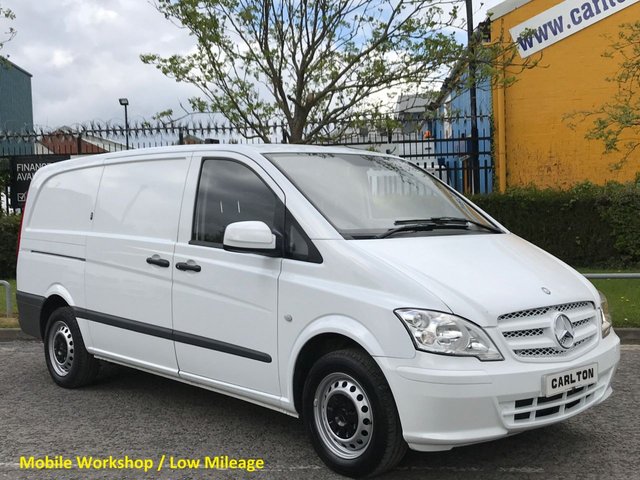 2012 61 Mercedes-Benz Vito 113 CDI Long  [ Mobile Workshop ] Low Mileage van T/SLD Free UK Delivery