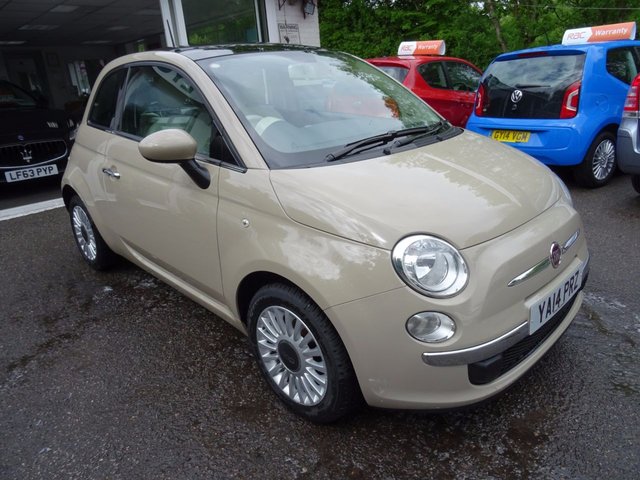 2014 14 Fiat 500 1.2 LOUNGE 3d 69 BHP