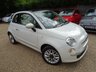 USED 2014 64 FIAT 500 1.2 CONVERTIBLE LOUNGE 3d 69 BHP Low Mileage, Full Service History (Fiat + ourselves), One Previous Owner, Minimum 8 months MOT, Great on fuel economy! Only &pound;30 Road Tax!