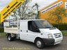USED 2013 63 FORD TRANSIT 2.2Tdci 125 T350L D/Cab Tipper+ Rear Tool store [ A/Con ] DRW Free UK Delivery 