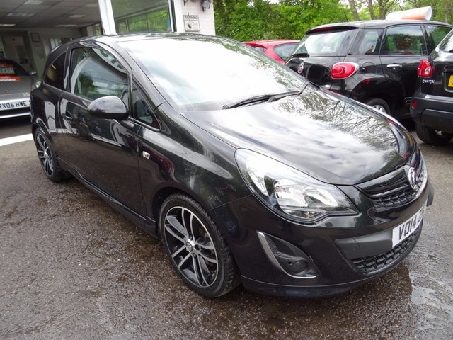 2014 14 Vauxhall Corsa 1.4 BLACK EDITION 3d 118 BHP