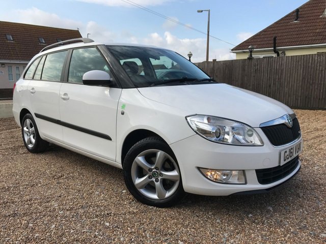 2011 61 Skoda Fabia 1.2 GREENLINE TDI CR 5d 74 BHP