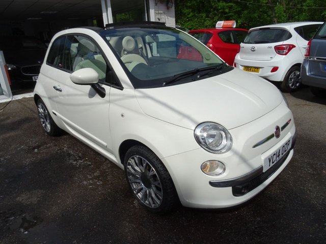 2014 14 Fiat 500 1.2 CONVERTIBLE LOUNGE 3d 69 BHP