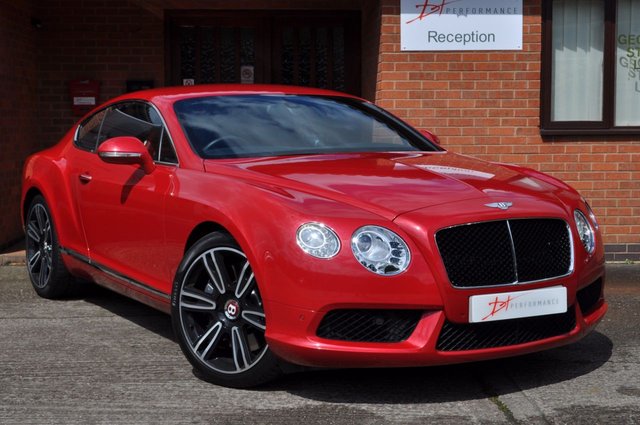 2012 62 Bentley Continental 4.0 GT V8 2d AUTO 500 BHP MULLINER DRIVING SPECIFICATION