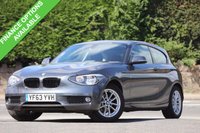 USED 2013 63 BMW 1 SERIES 1.6 116D EFFICIENTDYNAMICS 3d 114 BHP 1 Gent Owner + S*H