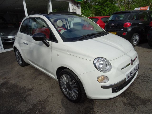 2014 64 Fiat 500 1.2 CONVERTIBLE CULT 3d 69 BHP