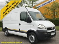 USED 2008 58 VAUXHALL MOVANO 3500 High Roof [ Mobile Workshop+Swing Lift ] L1 H2 van Free UK Delivery 