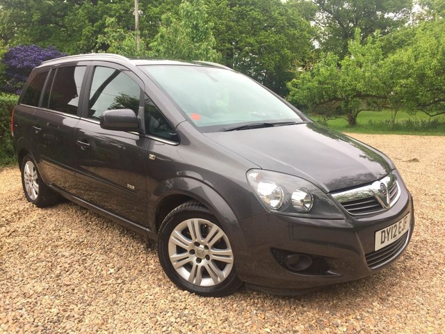 2012 12 Vauxhall Zafira 1.7 DESIGN CDTI 5d 7 SEATS