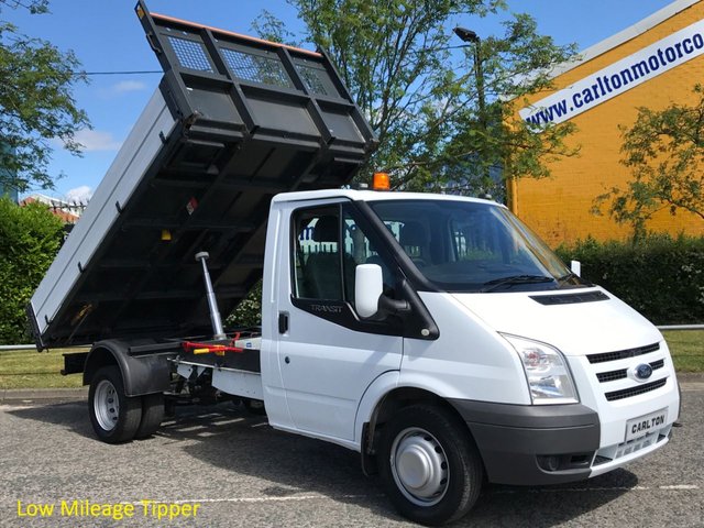 2011 61 Ford Transit 100 T350m Tipper 10.5ft Alloy body Drw Low Mileage Free UK Delivery