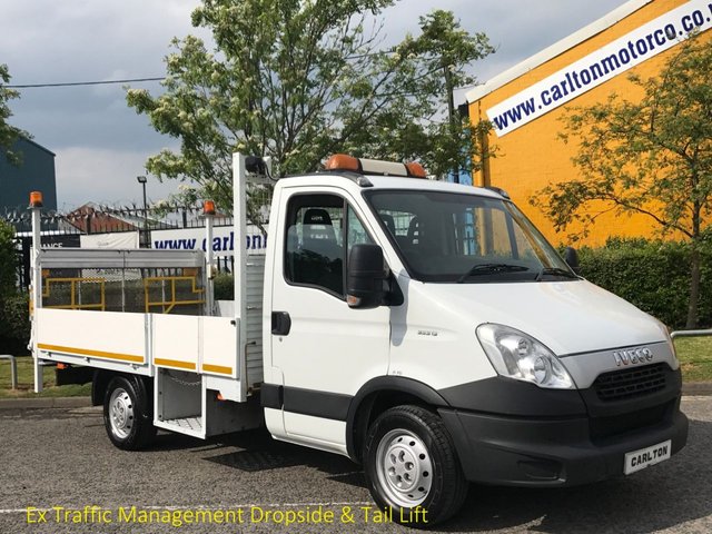 2012 12 Iveco-Ford Daily 2.3TD  35S13 DROPSIDE+ TAILIFT Low Mileage,Ex Traffic Management,Delivery T.B.A