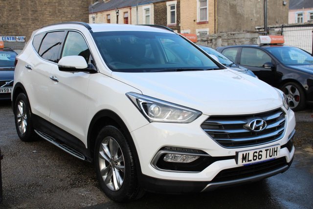2016 66 Hyundai Santa FE 2.2 CRDI PREMIUM BLUE DRIVE 5d AUTO 197 BHP