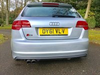 USED 2011 61 AUDI S3 2.0 TFSI Sportback S Tronic Quattro DOCTOR OWNED SINCE 2015/GREAT SERVICE HISTORY X6 STAMPS DOCTOR OWNED LOCALY SINCE 2015 GREAT SERVICE HISTORY X6 STAMPS--LAST SERVICED @62,536 MILES//FULL BLACK LEATHER/SATNAV/REAR PARK ASSIST