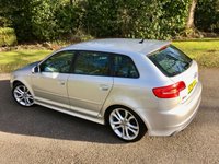 USED 2011 61 AUDI S3 2.0 TFSI Sportback S Tronic Quattro DOCTOR OWNED SINCE 2015/GREAT SERVICE HISTORY X6 STAMPS DOCTOR OWNED LOCALY SINCE 2015 GREAT SERVICE HISTORY X6 STAMPS--LAST SERVICED @62,536 MILES//FULL BLACK LEATHER/SATNAV/REAR PARK ASSIST