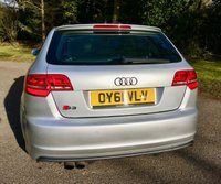 USED 2011 61 AUDI S3 2.0 TFSI Sportback S Tronic Quattro DOCTOR OWNED SINCE 2015/GREAT SERVICE HISTORY X6 STAMPS DOCTOR OWNED LOCALY SINCE 2015 GREAT SERVICE HISTORY X6 STAMPS--LAST SERVICED @62,536 MILES//FULL BLACK LEATHER/SATNAV/REAR PARK ASSIST