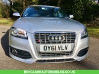 USED 2011 61 AUDI S3 2.0 TFSI Sportback S Tronic Quattro DOCTOR OWNED SINCE 2015/GREAT SERVICE HISTORY X6 STAMPS DOCTOR OWNED LOCALY SINCE 2015 GREAT SERVICE HISTORY X6 STAMPS--LAST SERVICED @62,536 MILES//FULL BLACK LEATHER/SATNAV/REAR PARK ASSIST
