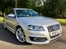 USED 2011 61 AUDI S3 2.0 TFSI Sportback S Tronic Quattro DOCTOR OWNED SINCE 2015/GREAT SERVICE HISTORY X6 STAMPS DOCTOR OWNED LOCALY SINCE 2015 GREAT SERVICE HISTORY X6 STAMPS--LAST SERVICED @62,536 MILES//FULL BLACK LEATHER/SATNAV/REAR PARK ASSIST