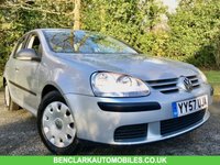 USED 2008 57 VOLKSWAGEN GOLF 1.4 S 5d 79 BHP 2 OWNER/GREAT SERVICE HISTORY /NEW TYRES/CAMBELT/WATERPUMP RENEWED AT 57,199 MILES SOLD BY US IN 2017,, NOW BACK IN AS PART EXCHANGE,,LAST SERVICED @57,199 MILES WITH NEW CAMBELT/ WATERPUMP/ TYRES