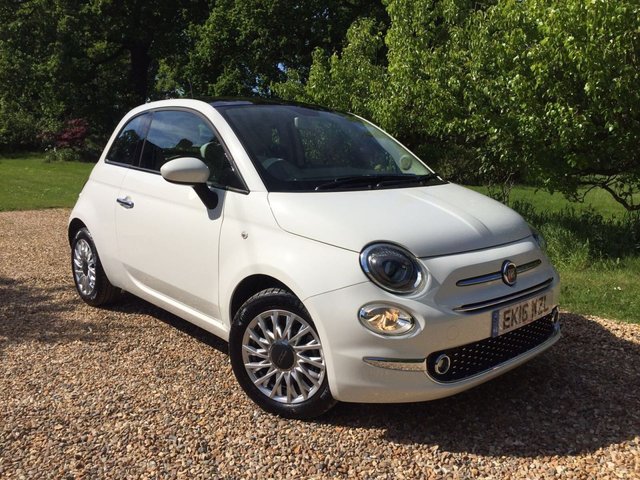 2016 16 Fiat 500 1.2 LOUNGE 3d 69 BHP