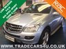 USED 2008 08 MERCEDES-BENZ ML 280 CDI DIESEL SPORT AUTOMATIC AWD  **FSH - SAT NAV - LEATHER - 19 INCH ALLOY WHEELS**