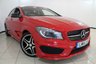 USED 2014 14 MERCEDES-BENZ CLA 2.1 CLA220 CDI AMG SPORT 4DR AUTOMATIC 170 BHP HALF LEATHER SEATS + 0% FINANCE AVAILABLE T&C'S APPLY + CLIMATE CONTROL + SAT NAVIGATION + PARKING SENSORS + BLUETOOTH + CRUISE CONTROL + MULTI FUNCTION WHEEL