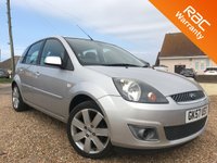 USED 2007 57 FORD FIESTA 1.4 GHIA 16V 5d 80 BHP Low mileage 5 door Fiesta - Top of the range Ghia model