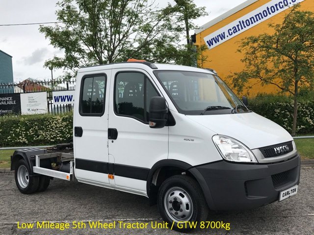 2011 11 Iveco-Ford Daily 40c18 D/Cab [ 5th Wheel Urban Tractor Unit ] Low Mileage 3500kgs 