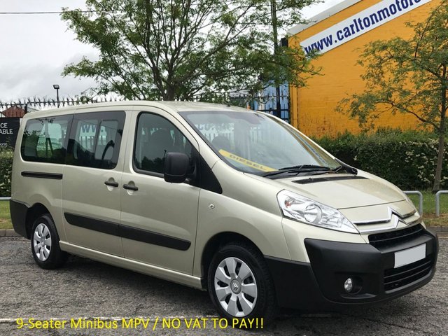 2011 11 Citroen Dispatch 2.0HDi 1200 Combi SX L2H1 9 seat MPV- MINIBUS -NO VAT- Delivery TBA