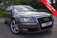 USED 2008 58 AUDI A8 3.0 TDI QUATTRO DPF SPORT 4d AUTO 229 BHP FSH! FANTASTIC SPEC INCLUDING DAB! NAV! REVERSE CAM! BLIND SPOT! KEYLESS AND MUCH MORE! SUPPLIED WITH 15 MONTHS WARRANTY!