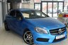 USED 2013 13 MERCEDES-BENZ A CLASS 1.8 A200 CDI BLUEEFFICIENCY AMG SPORT 5d 136 BHP HALF LEATHER SPORT SEATS + FULL MERCEDES BENZ SERVICE HISTORY + NIGHT PACK + SAT NAV + BLIND SPOT ASSIST + BLUETOOTH + 18 INCH AMG ALLOYS + XENONS + RAIN SENSORS