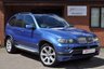 USED 2005 05 BMW X5 4.8 IS 5d AUTO 356 BHP ESTORIL BLUE & PANORAMIC ROOF