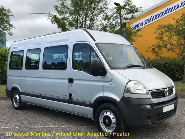 2006 06 Vauxhall Movano LM35 CDTI 100 MINIBUS WAV Wheelchair-Disabled,Low Mileage Delivery T,B,A