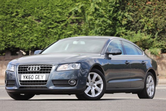 2010 60 Audi A5 2.0 SPORTBACK TDI SE 5d 168 BHP