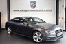 USED 2013 13 AUDI A5 3.0 SPORTBACK TDI QUATTRO S LINE 5DR AUTO 245 BHP + FULL BLACK LEATHER INTERIOR + 1 OWNER FROM NEW + AUDI SERVICE HISTORY + BLUETOOTH + HEATED SPORT SEATS + AUXILIARY PORT + HEATED MIRRORS + S LINE PORT PACKAGE + PARKING SENSORS + 18 INCH ALLOY WHEELS +