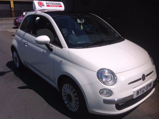 2012 12 Fiat 500 1.2 LOUNGE 3d 69 BHP
